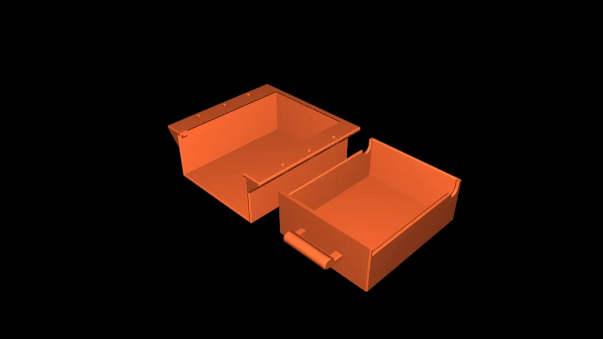 Gaveta para mesa de trabalho - 5