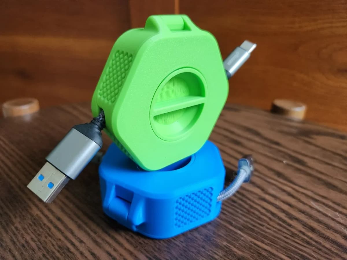 Organizador cabo USB