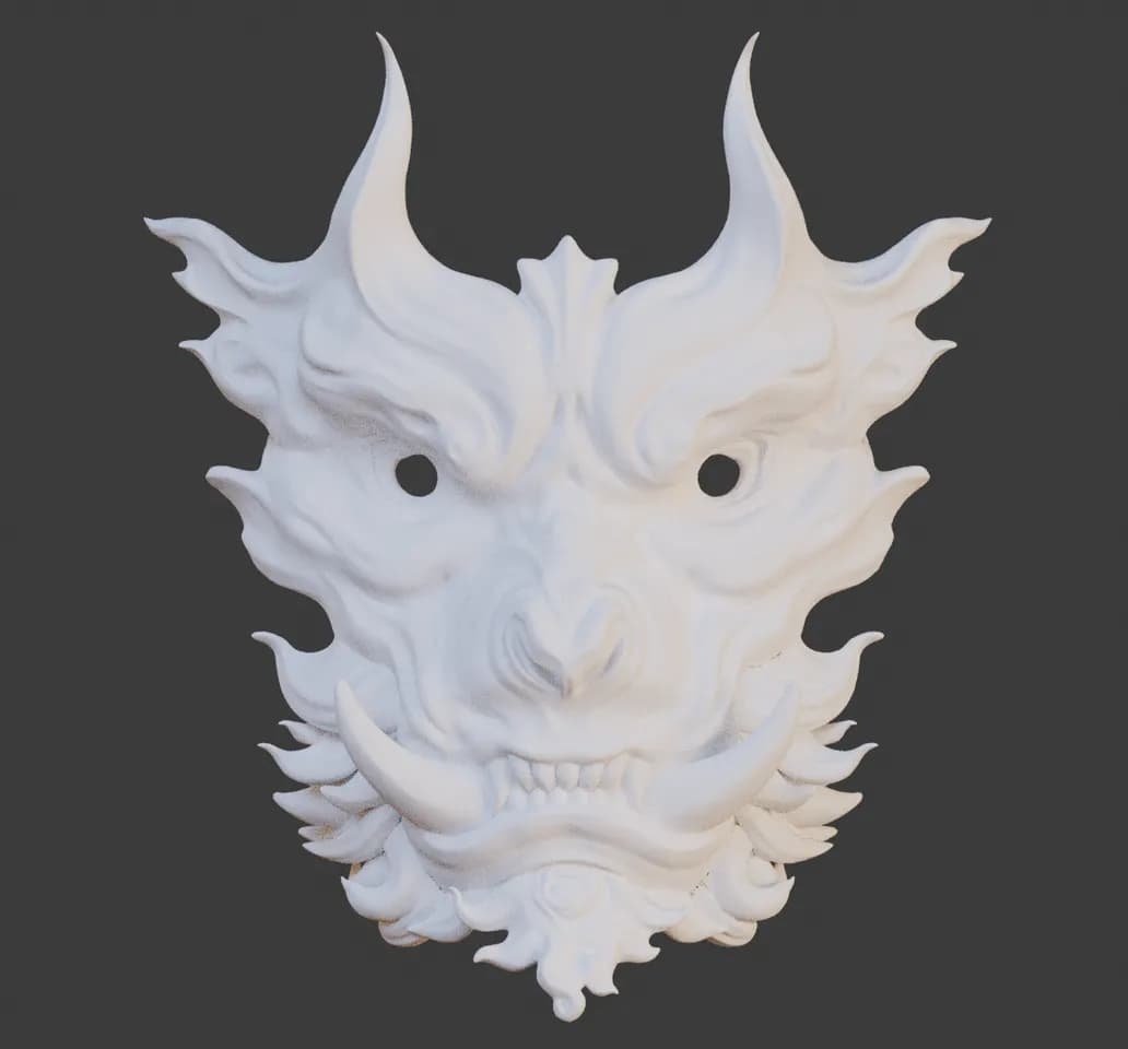 Mascara - Bronze Monkey Mask - 3