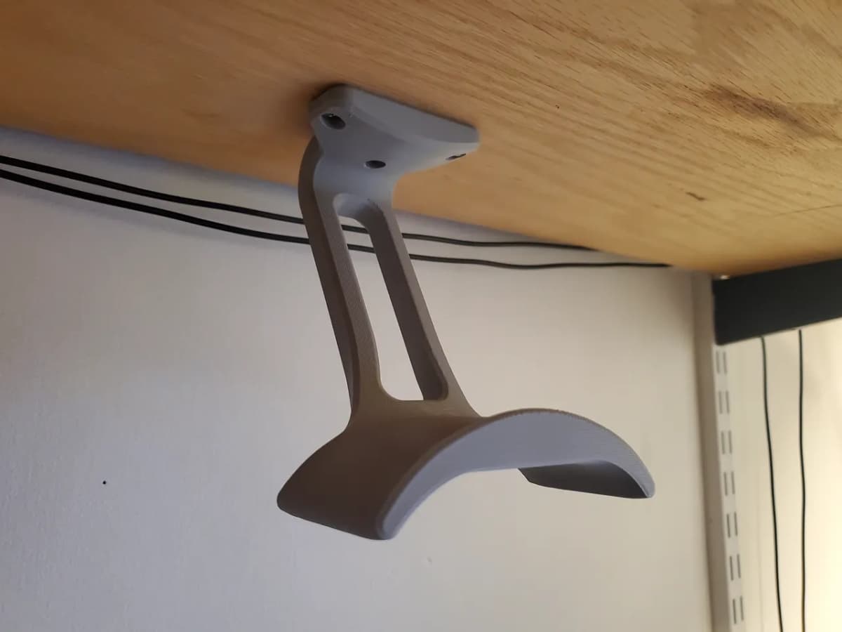 Suporte Headset em baixo da mesa - 3